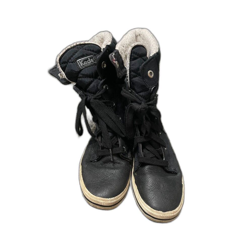 Keds Black Juliet high-top hybrid sneaker Winter Boot 8 1/2